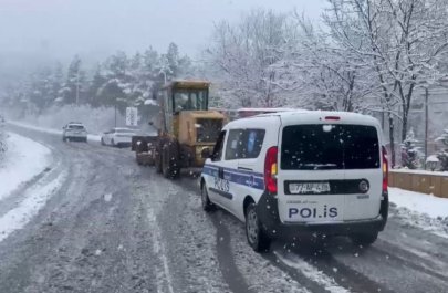 Ağsu dolaylarında hərəkət çətinləşib - FOTO/VİDEO