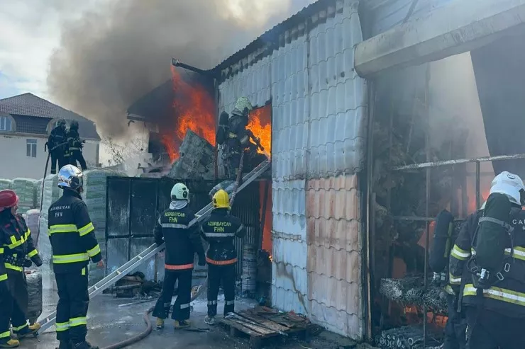 Dərnəgüldə obyektdə baş verən yanğın məhdudlaşdırıldı - YENİLƏNİB + VİDEO