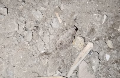 Bakıda qumbara tapıldı - VİDEO