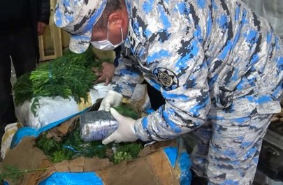 İrandan Rusiyaya gedən yük maşınında 51 kq marixuana aşkarlandı - VİDEO