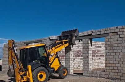 Gəncədə qanunsuz tikintinin qarşısı alındı - FOTO/VİDEO