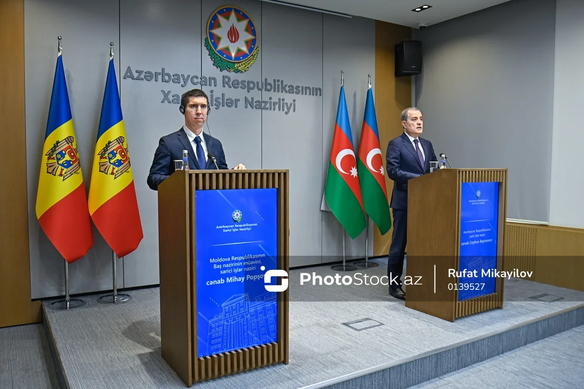 Azərbaycan və Moldova xarici işlər nazirlərinin birgə mətbuat konfransı keçirilib - VİDEO