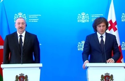 Azərbaycan Prezidenti və Gürcüstanın Baş naziri mətbuata bəyanatlarla çıxış etdilər - FOTO- VİDEO - YENİLƏNİB