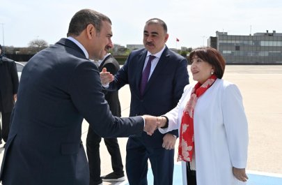 Сахиба Гафарова прибыла с визитом в Турцию-ФОТО