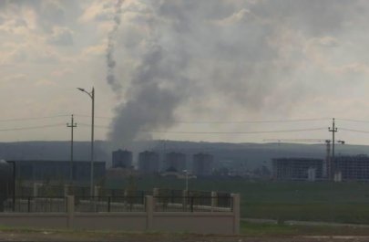 Ərbildə neft emalı zavodunda PARTLAYIŞ - VİDEO