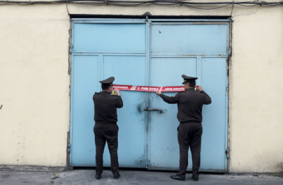 Yanğın təhlükəli müəssisənin fəaliyyəti dayandırıldı - VİDEO