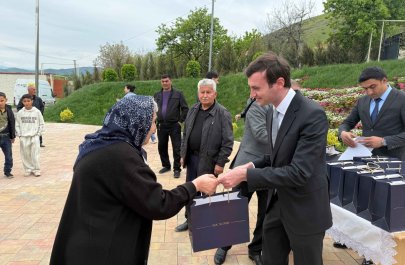 Növbəti köç karvanı Xanoba kəndinə çatdı - FOTOLAR