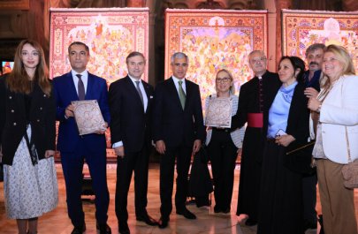 Vatikanda Heydər Əliyev Fondu ilə birgə layihələrin təqdimatına həsr olunan tədbir keçirildi - FOTO
