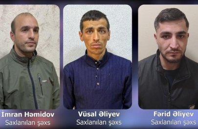 Bakıda oğurluq edən 3 nəfər saxlanıldı - VİDEO