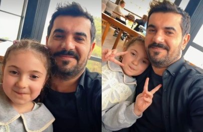 Elşən Orucov qızı ilə... - VİDEO