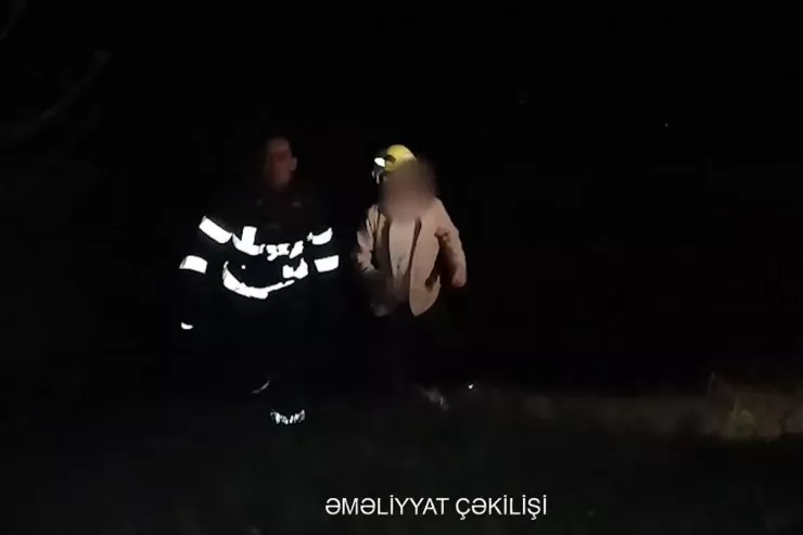 Şəkidə dağlıq ərazidə köməksiz qalan iki nəfər xilas edildi - VİDEO