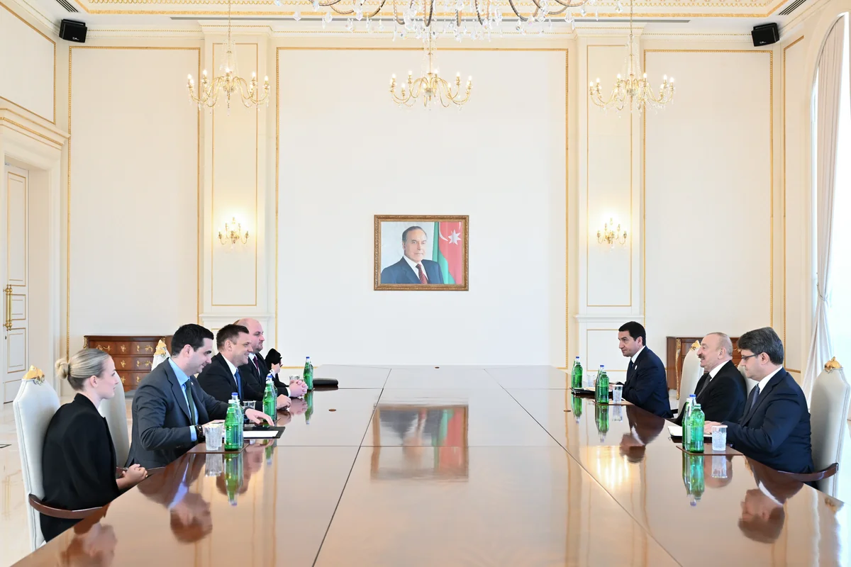 İlham Əliyev Slovakiya baş nazirinin müavinini qəbul etdi - FOTO