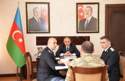 Baş prokuror Xankəndi şəhərində vətəndaşları qəbul etdi - FOTO