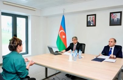 Anar Əliyev Xankəndidə vətəndaşları qəbul etdi - FOTOLAR