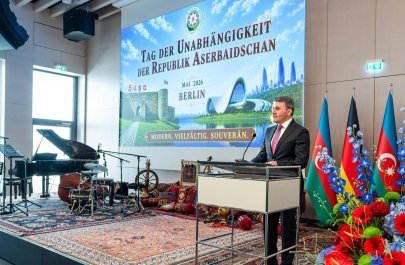 Almaniyada Azərbycanın Müstəqillik Günü qeyd olunub - FOTO
