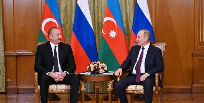 Состоялась встреча Президента Ильхама Алиева и Владимира Путина в Москве - ВИДЕО