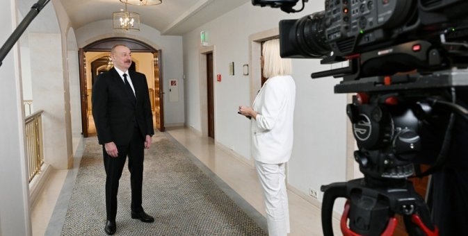 İlham Əliyev “Euronews”a müsahibə verdi - FOTO/VİDEO