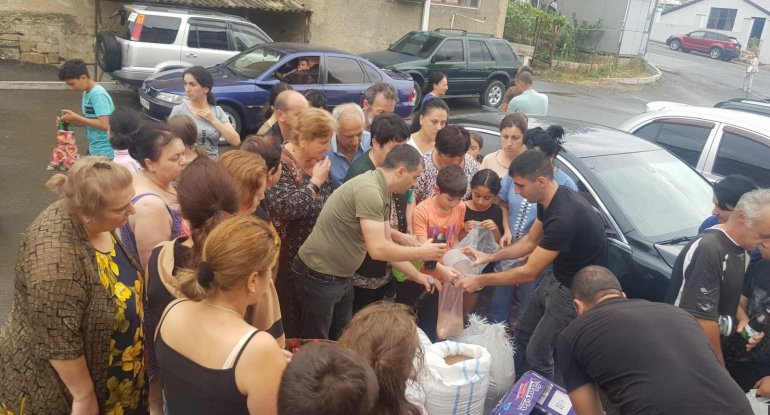 Xocavəndin bu kəndindən Xankəndinə ərzaq “yardımı” göndərildi...-FOTOLAR